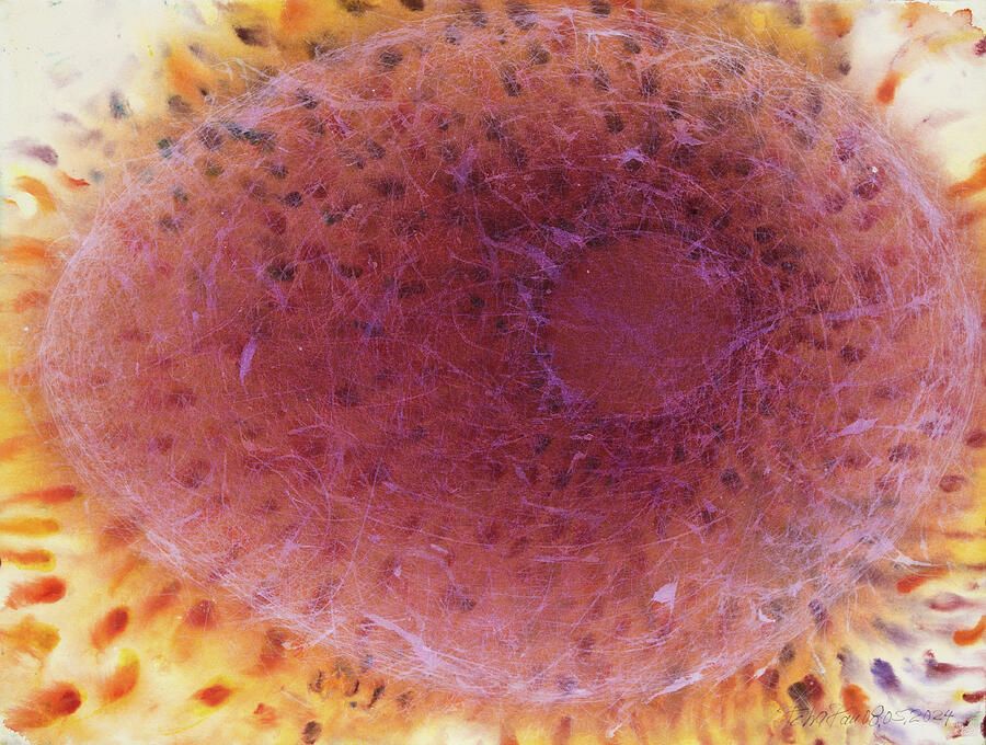 Lacy Egg Painting by Petra Rau Lacy Egg Painting by Petra Rau