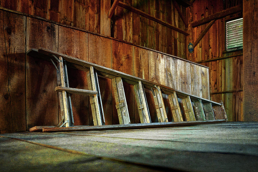 Ladder in the Loft Photograph by Nikolyn McDonald