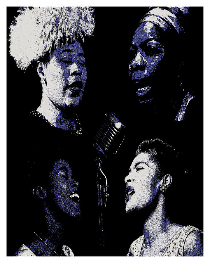 Ladies Sing the Blues Digital Art by Rodney D Butler