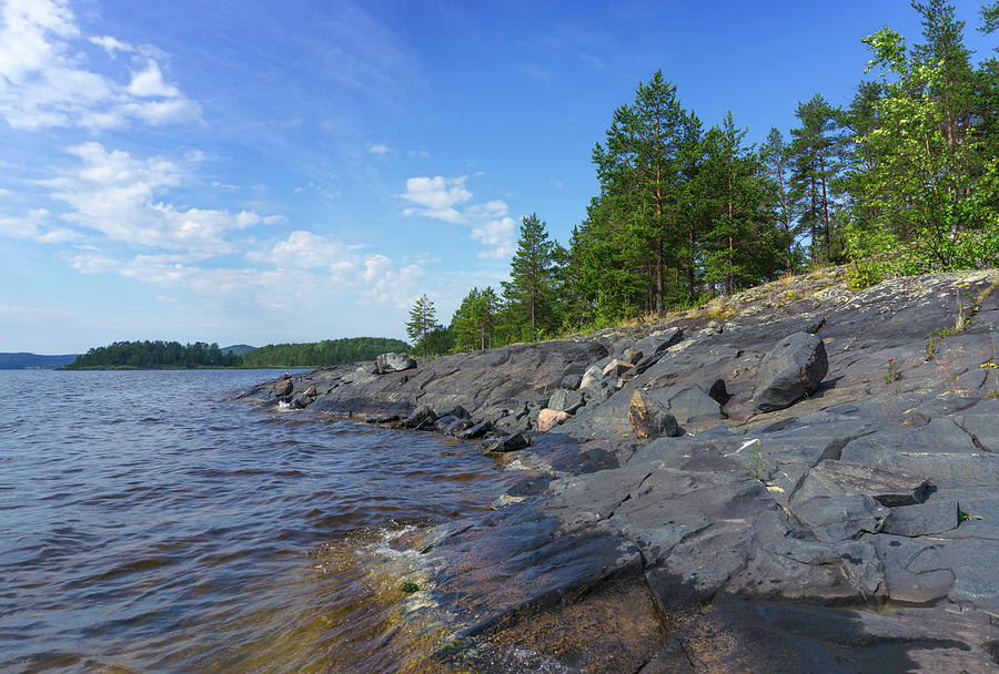 Ladoga lake in Karelia Photograph by Mikhail Kokhanchikov - Fine Art ...