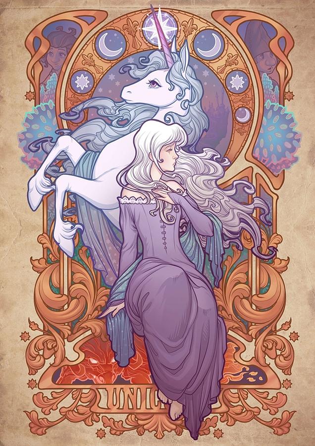 Lady Amalthea The Last Unicorn Poster Digital Art By Joshua Williams ...