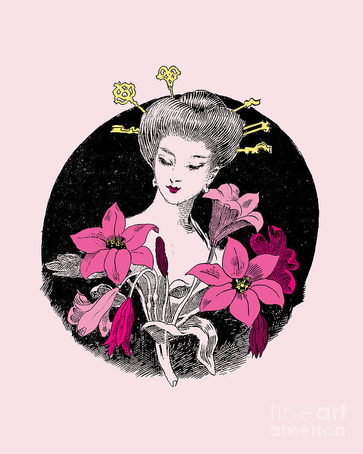 Flower Digital Art - Lady Amaryllis  by Madame Memento