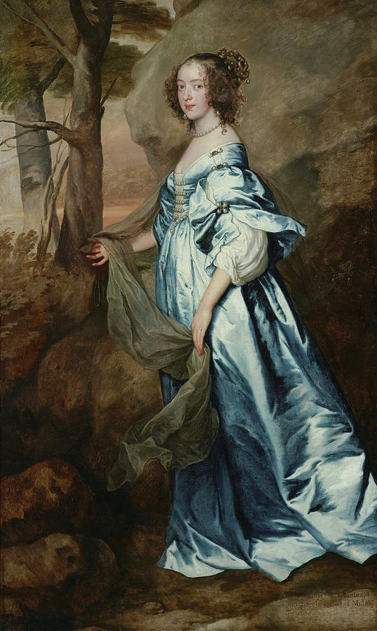 Anthony Van Dyck Painting - Lady Anne Carey #1 by Anthony van Dyck