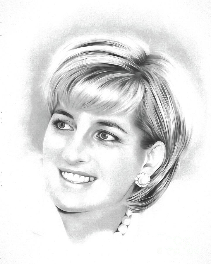 Lady Diana Painting