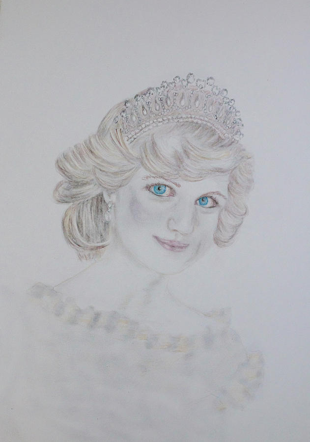 Lady Diana Princess Of Wales Drawing