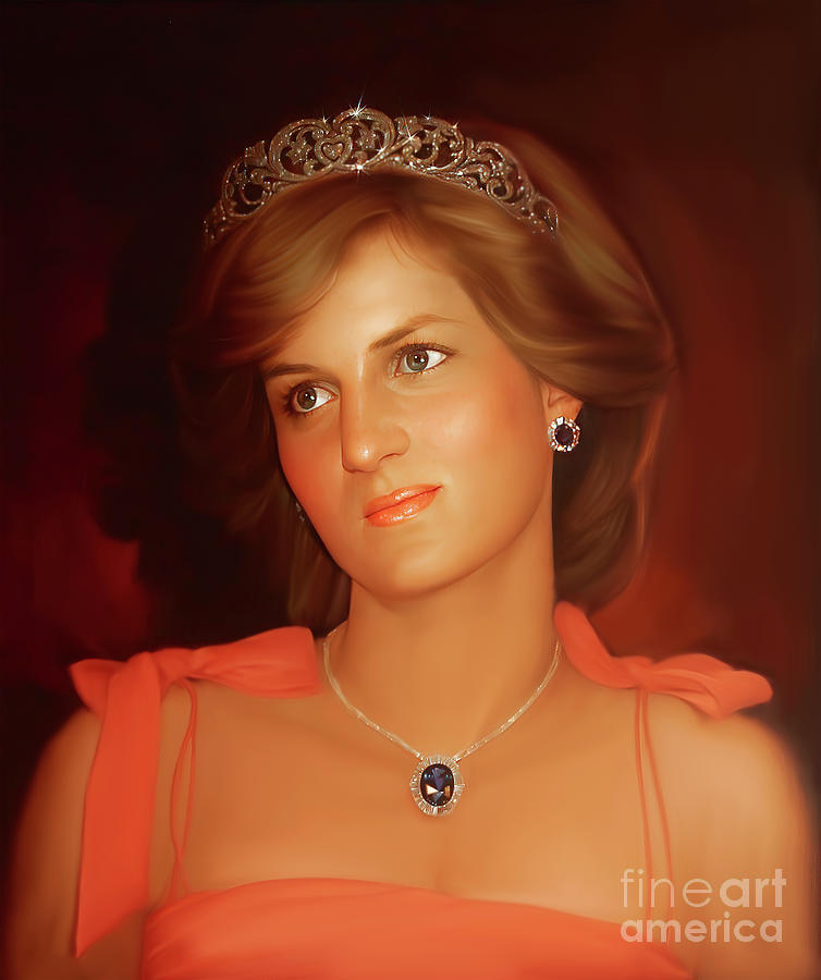 Lady Diana Spencer Painting by Gull G