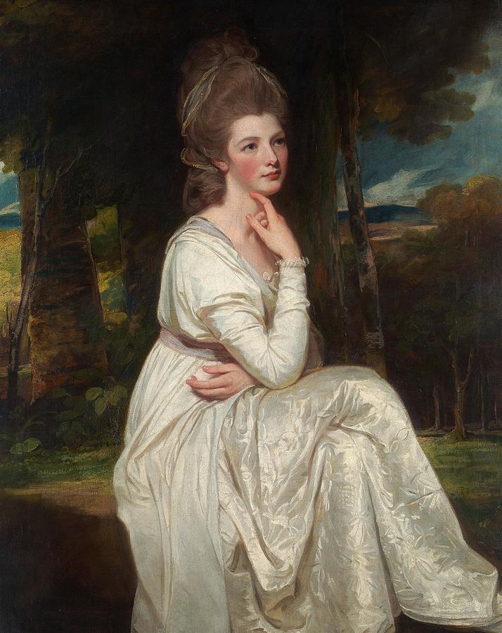 Lady Elizabeth Stanley Countess of Derby art Drawing by George Romney ...