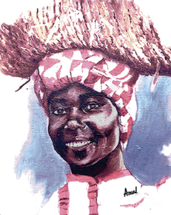 Lady from Haiti Painting by George Ameal Wilson