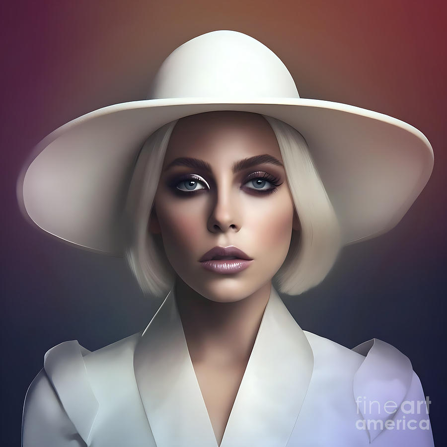 Lady Gaga Digital Art - Lady Gaga Bad Romance by Mark Ashkenazi