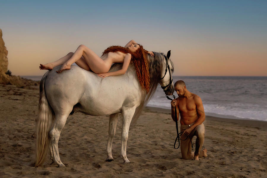 Lady Godiva and Her Suitor Photograph by Wes and Dotty Weber