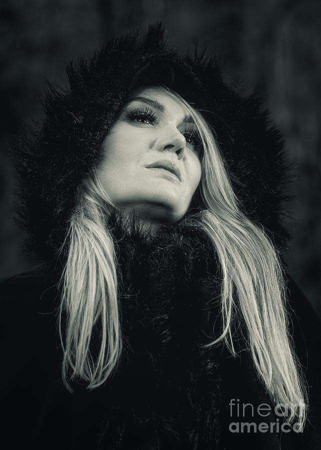 Lady in black Photograph by Mariusz Talarek