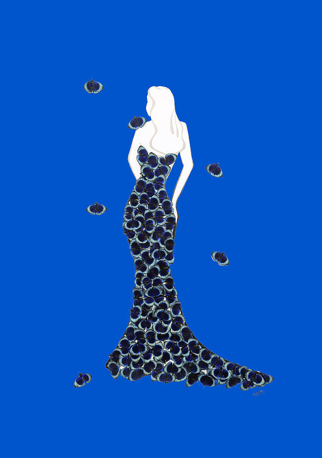 Lady in Blue Digital Art by Scott Fulton