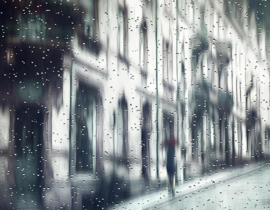Lady in the Rain Photograph by Deborah Penland