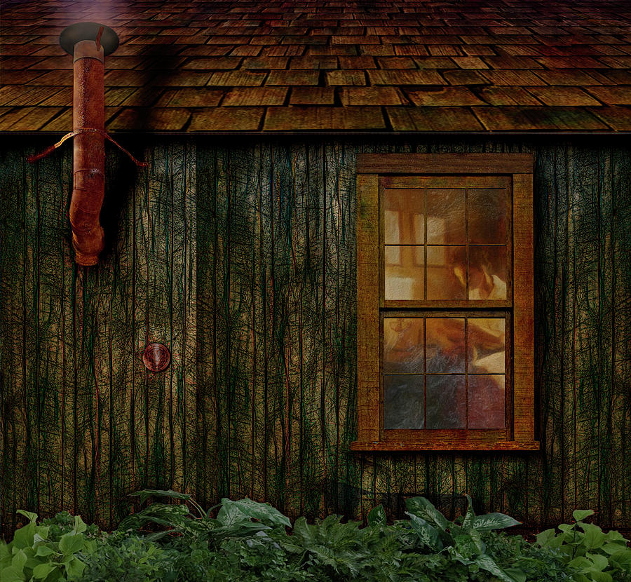 Barn Photograph - Lady in The Window by Paul Wear