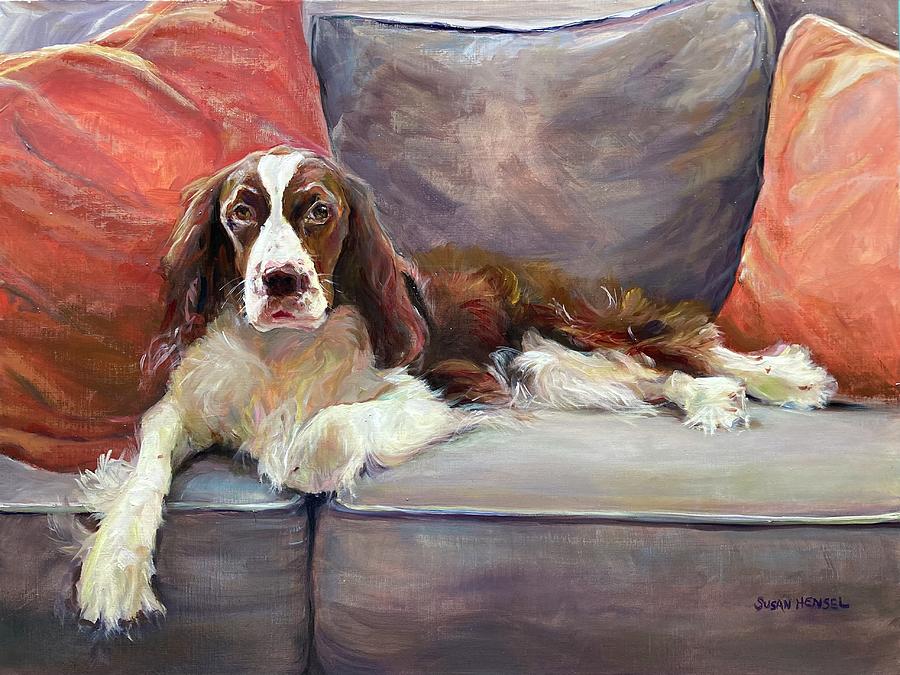 Lady In Waiting Painting by Susan Hensel