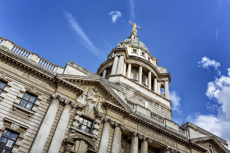 Lady Justice on top of Old Bailey the Central Criminal Court of England and Wales in London Photograph by _ultraforma_