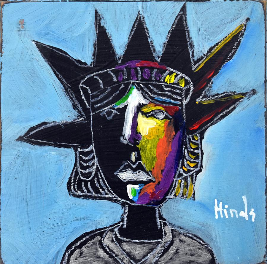 Lady Liberty Painting by David Hinds