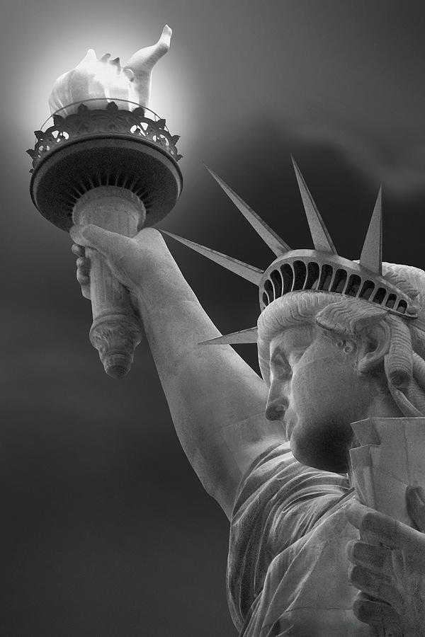 Lady Liberty Shines  Photograph by Mike McGlothlen