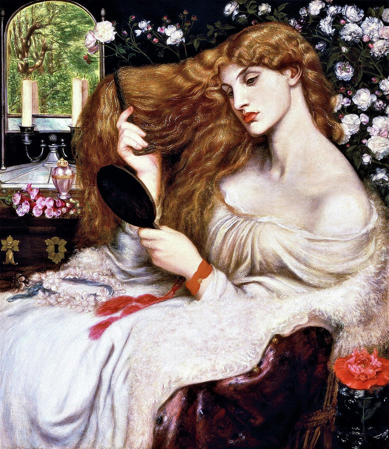 Lady Lilith - Digital Remastered Edition Painting by Dante Gabriel Rossetti