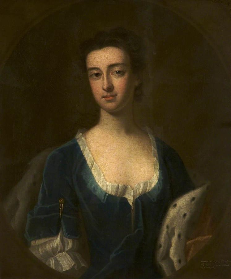 Lady Mary Booth Countess of Stamford 1704 - 1772 Painting by Anonymous