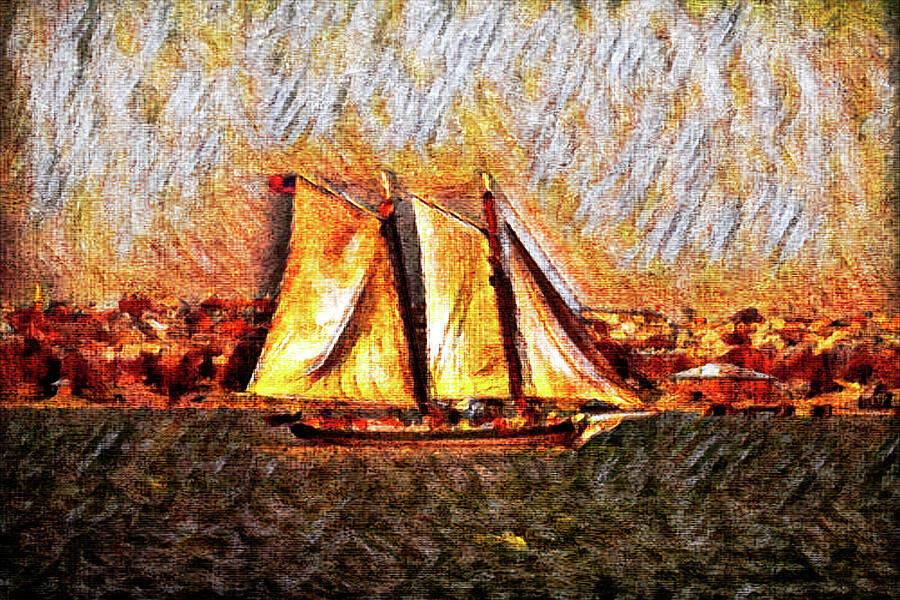 Lady Maryland Schooner Baltimore Harbor Canvas Ai Art by AI Digital Lady Maryland Schooner Baltimore Harbor Canvas Ai Art by AI Digital