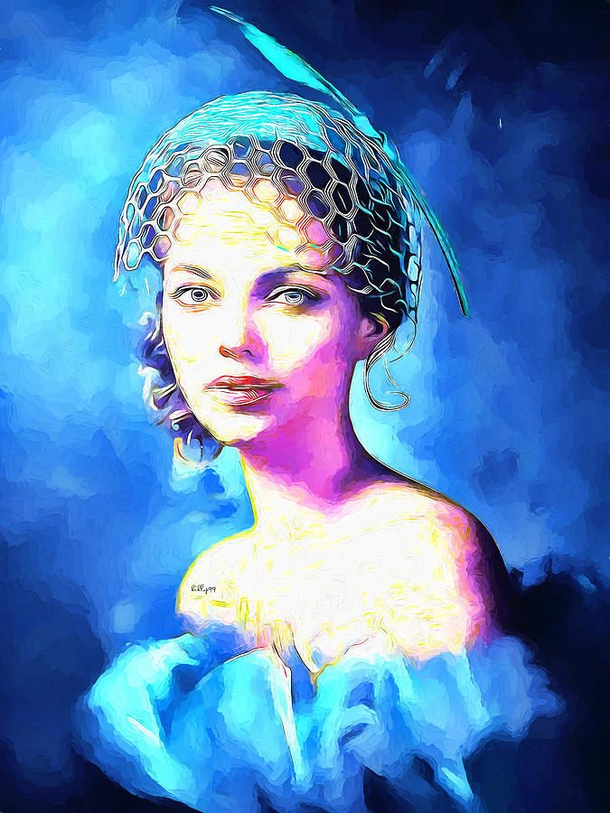 Lady Mina Portrait Painting