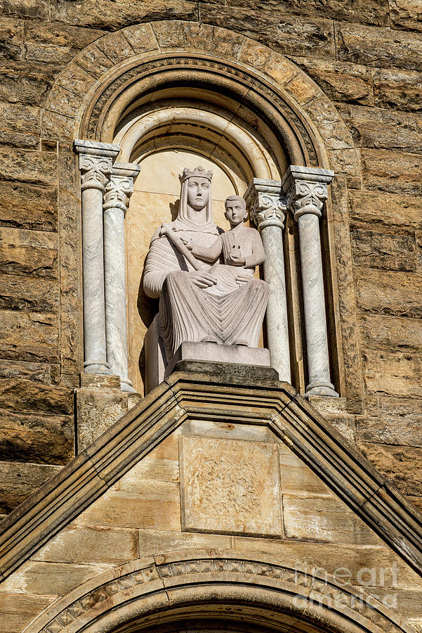 Lady of Einsiedeln Statue - St Meinrad Archabbey 2 - Indiana Photograph by Gary Whitton