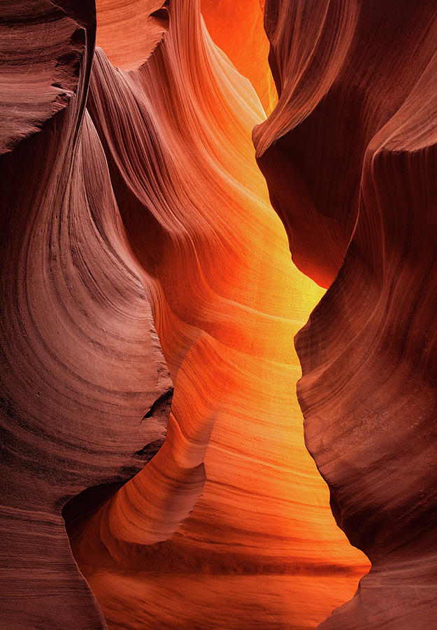 Antelope Canyon Photograph - Lady of the Flame by Darren White