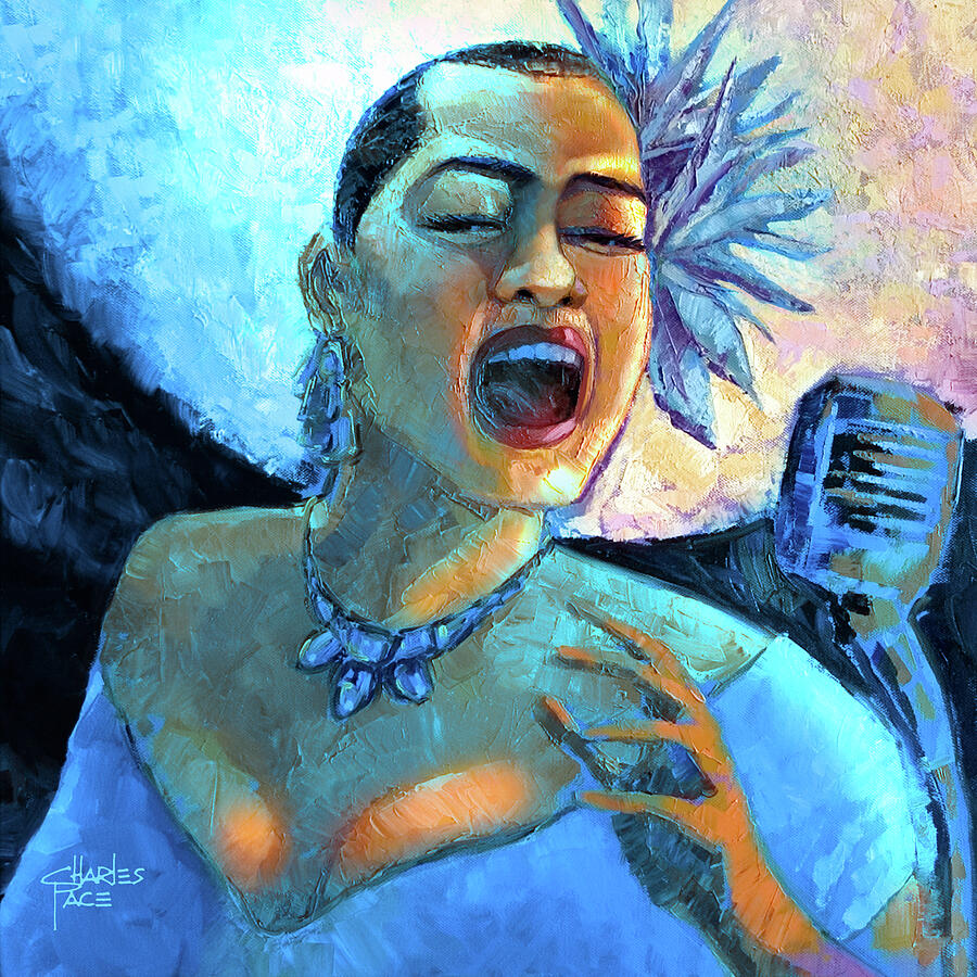 Lady Sings The Blues Painting