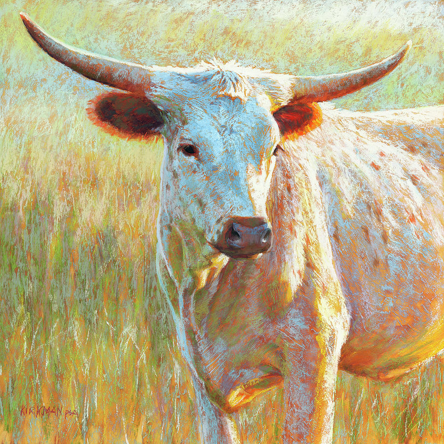 Cow Pastel - Lady Tex by Rita Kirkman