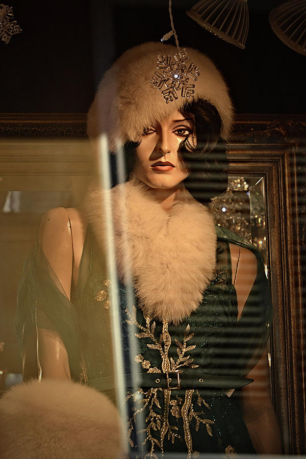 Lady With Fur Hat Photograph by Nadalyn Larsen