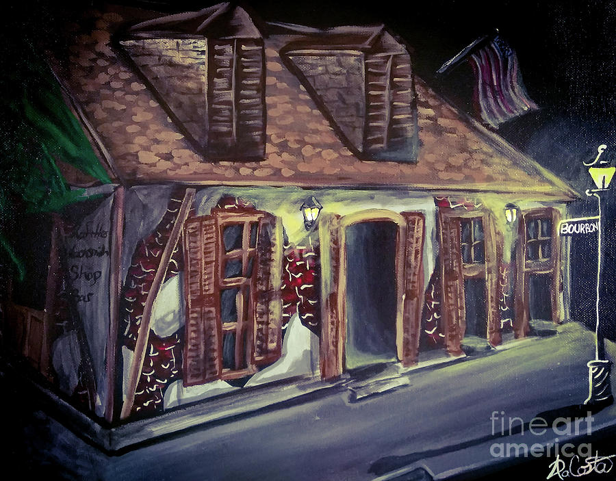 Lafitte S Blacksmith Shop Painting By Alonda Da Costa Fine Art America   Lafittes Blacksmith Shop Alonda Da Costa 