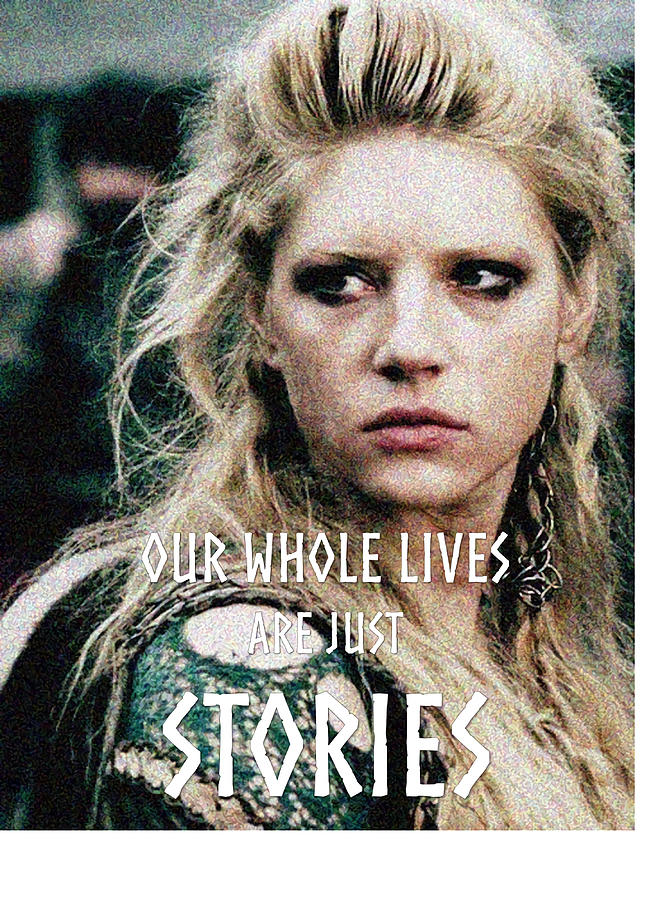 Lagertha Vikings Poster vintage Painting by Lexi Phillips - Fine Art ...