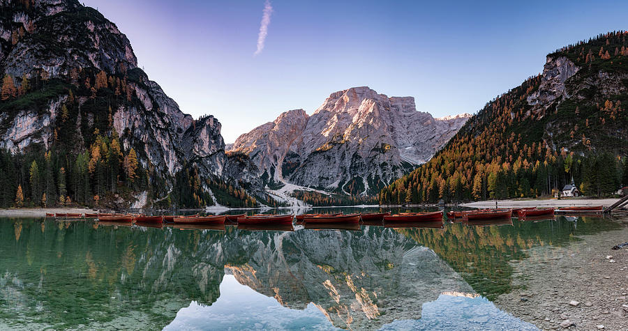 Lago di Braies Photograph by Framing Places