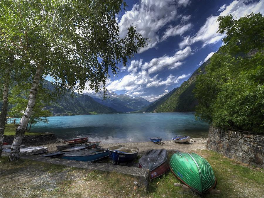 Lago Di Poschiavo, Switzerland Mixed Media