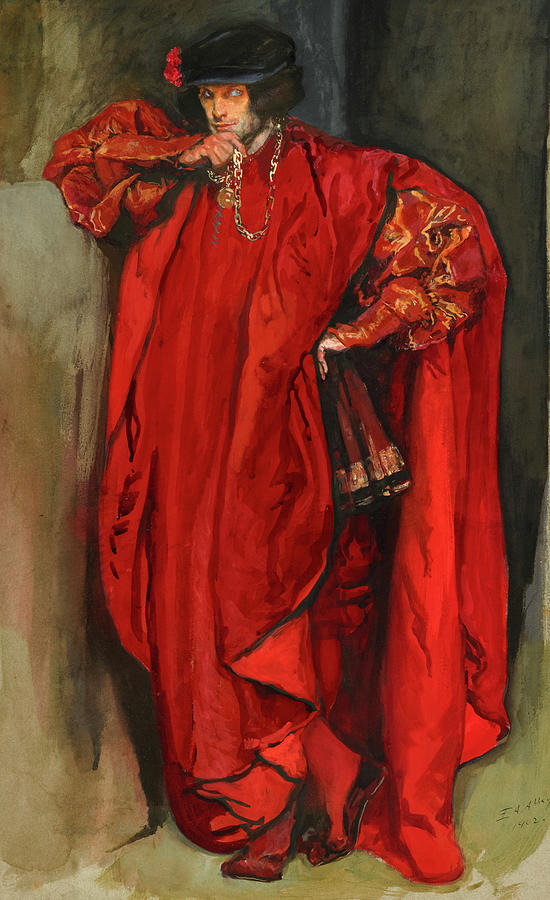 Lago, from Othello, 1902 Painting by Edwin Austin Abbey - Fine Art America