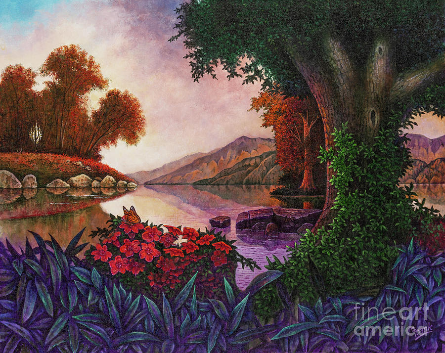 Lagoon Morning Painting by Michael Frank
