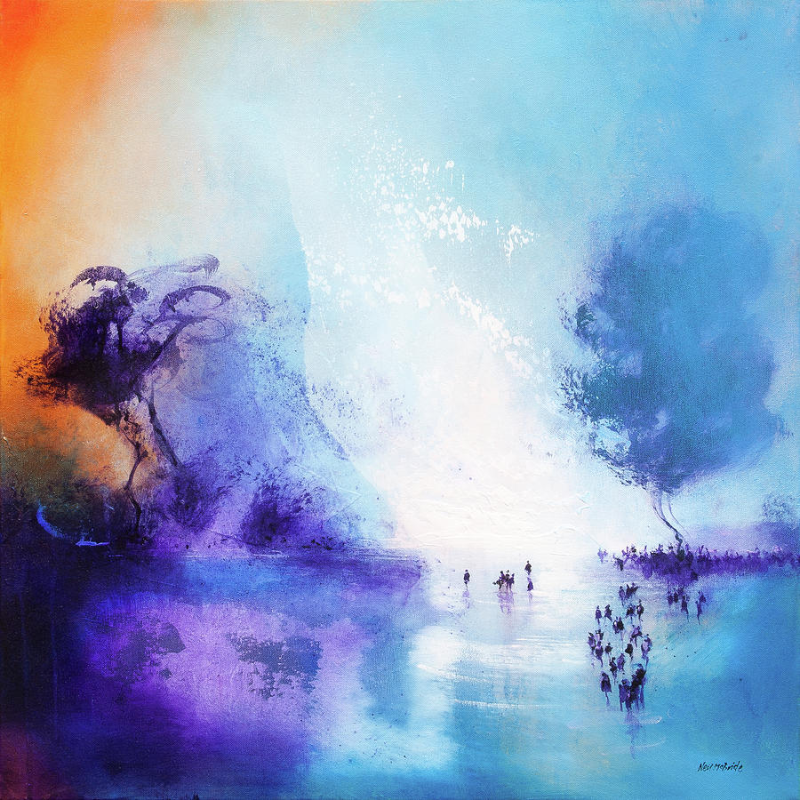 Lagoon Painting by Neil McBride