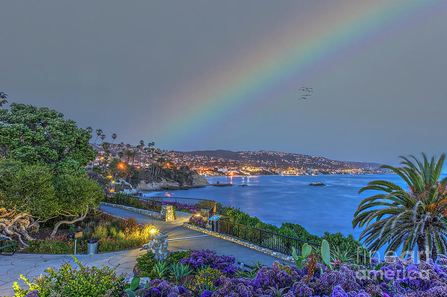 Laguna Beach Rainbow Photograph by David Zanzinger