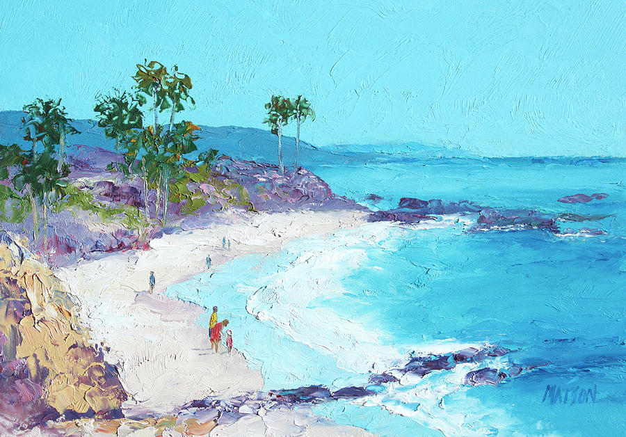 Laguna Beach Impression Painting by Jan Matson