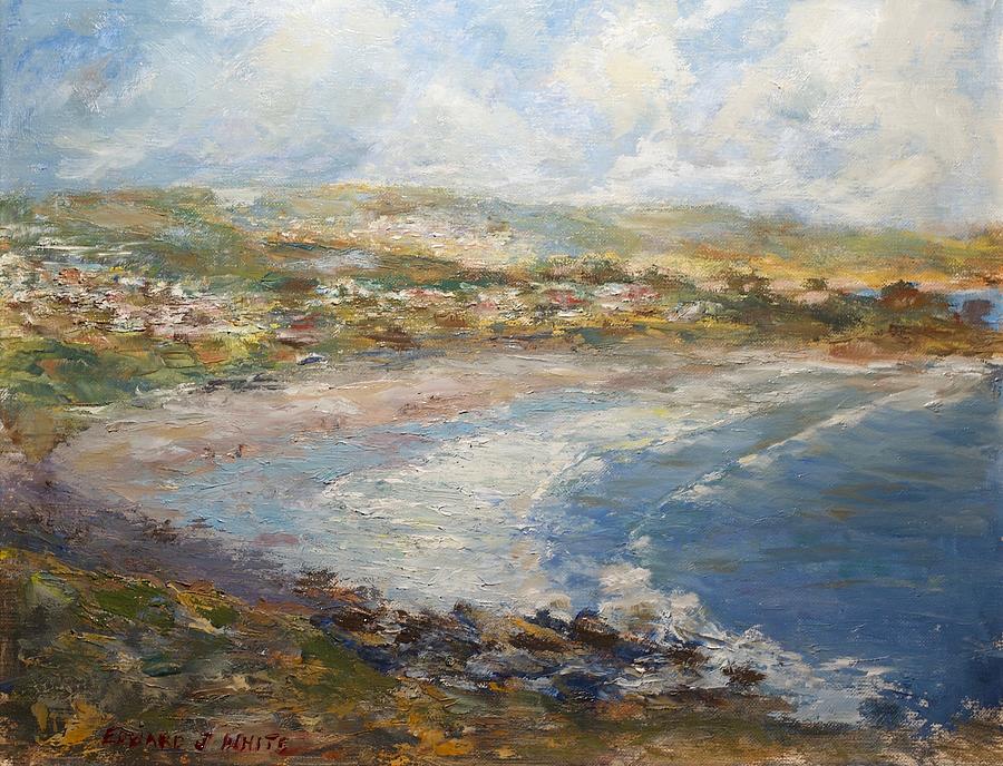 Laguna Beach Scintillations Painting by Edward White