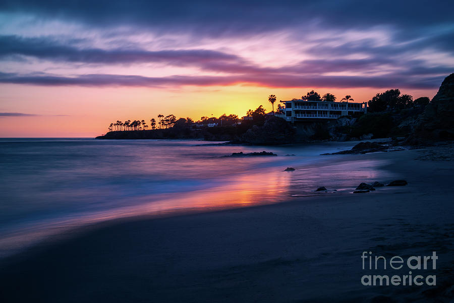 Laguna Beach Sunset Orange County CA Photo Photograph by Paul Velgos