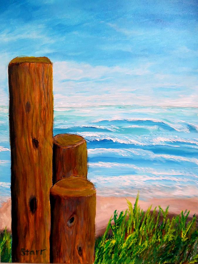 Nature Painting - Laguna Beach Waves by Irving Starr