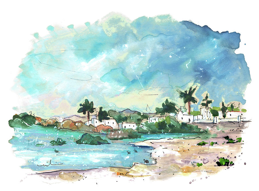 Laguna In Puerto Rey 02 Painting by Miki De Goodaboom