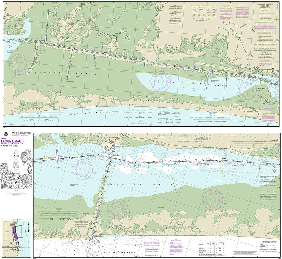 Laguna Madre Middle Ground To Chubby Island Chart 11306 No Borders   Laguna Madre Middle Ground To Chubby Island Chart 11306 No Borders John Gernatt 