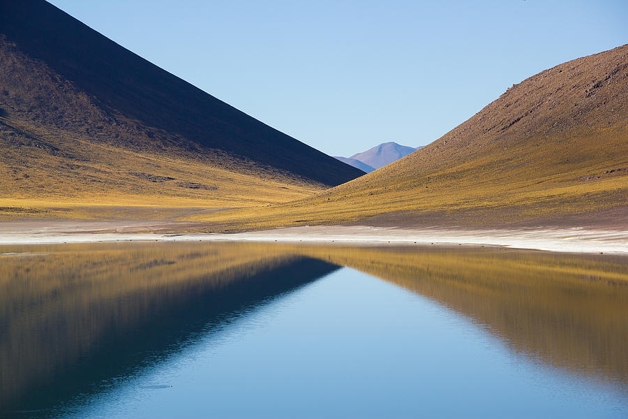 Laguna Miñiques near San Pedro de Atacama, Chile Photograph by Maximilian Müller
