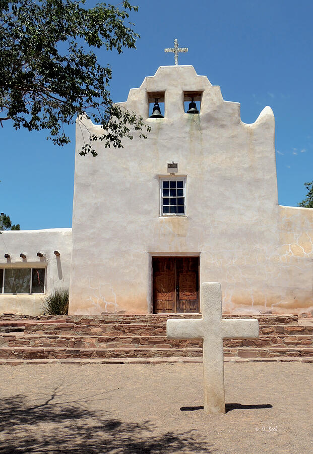 Laguna Mission, New Mexico  Photograph by Gordon Beck
