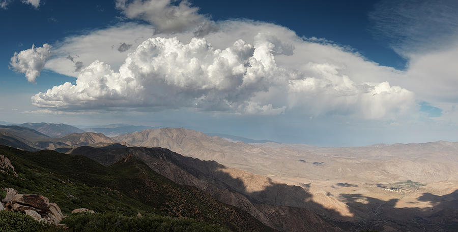 San Diego Photograph - Laguna Mountain View of Monsoon Clouds by William Dunigan