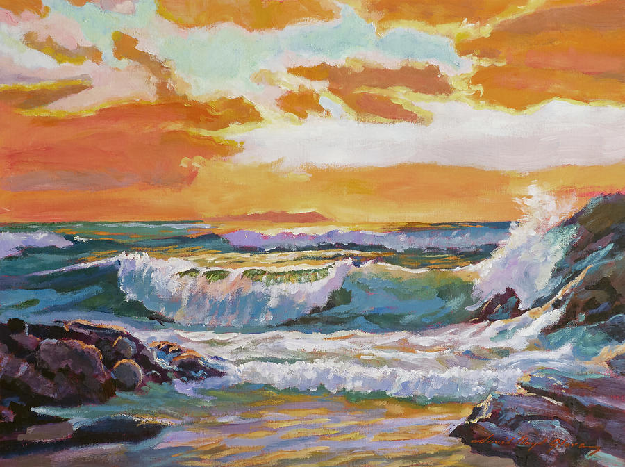 Laguna Shores  Painting by David Lloyd Glover
