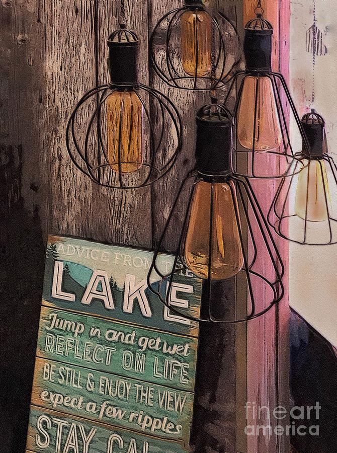 Lake Advice Digital Art by Diana Rajala